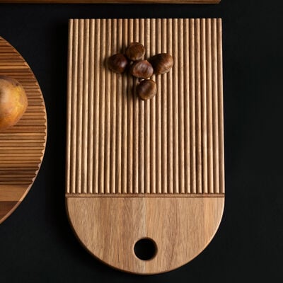 Maku Groove tarjoilulauta akasia 37x22 cm